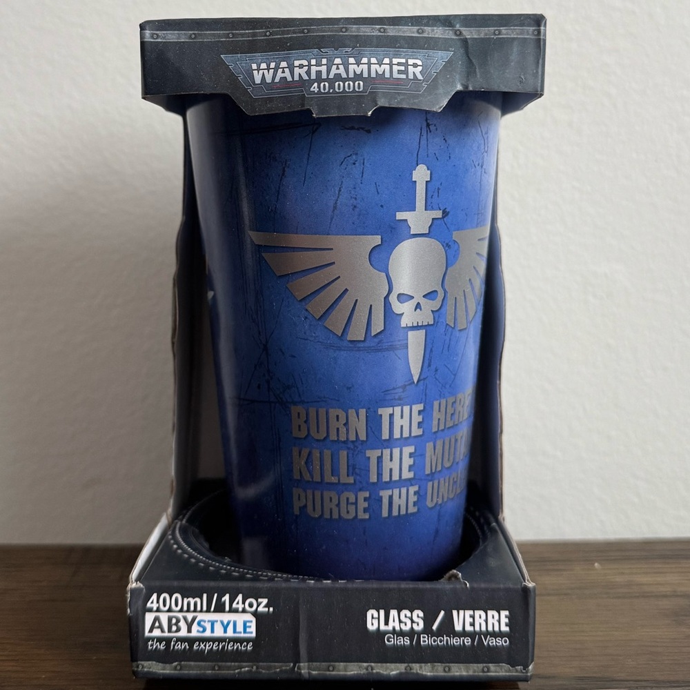 ABYstyle Warhammer 40,000 Blue Glass